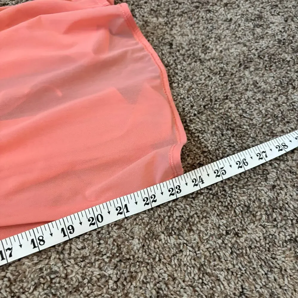 Lululemon Such A Cinch Tank Light Coral Mesh M‎ Flowy Athletic Athleisure